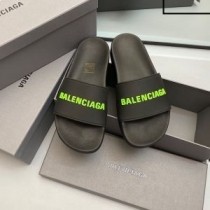 Zjeżdżalnie basenowe Balenciaga unisex gumowe czarno-zielone
