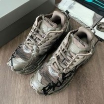 Trampki Balenciaga Runner unisex, siatkowe, ciemnoszare