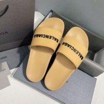 Balenciaga Chanclas De Piscina Unisex Caucho Caqui