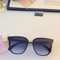 Balenciaga Gafas De Sol Cuadradas De Acetato En Negro/Azul 8120
