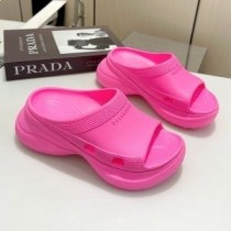 Balenciaga X Crocs Chanclas Mujer Caucho Rosa