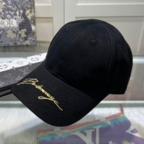 Balenciaga - Casquette brodée avec logo manuscrit - Noir