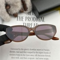 Balenciaga - BL6531 - Lunettes de soleil ovales en acétate - Marron