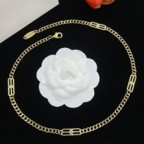 Balenciaga Collier Icône Trois BB En Doré