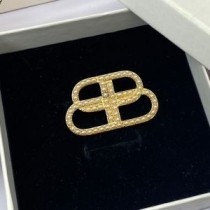 Balenciaga Broche BB Pearls En Or