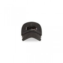 Balenciaga Gaffer Casquette En Coton En Noir