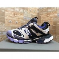 Balenciaga Baskets Track Unisexe Cuir Et Mesh Violet