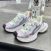 Balenciaga 3XL Baskets Unisexe Mesh Blanc/Bleu
