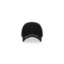 Balenciaga Casquette Brodée En Coton En Noir/Blanc