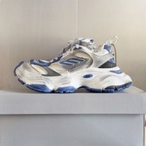 Balenciaga Baskets Cargo Unisexe Microfibre Et Mesh Bleu/Blanc