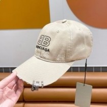 Balenciaga BB Heavy Piercing Casquette Coton En Beige