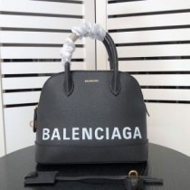 Balenciaga Petit Sac à Main Ville En Cuir De Veau Noir