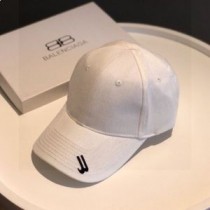 Balenciaga Κεντημένο καπέλο μπέιζμπολ σε λευκό