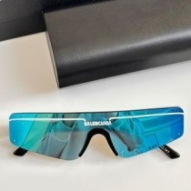 Balenciaga BB003S Ski Rectangle γυαλιά ηλίου σε Teal