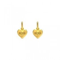 Balenciaga BB Icon Heart σκουλαρίκια σε χρυσό