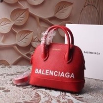 Τσάντα Balenciaga XXS Ville σε κόκκινο δέρμα μοσχαριού