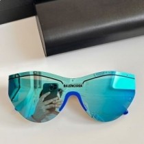 Γυαλιά ηλίου Balenciaga BB004S Ασπίδα In Teal
