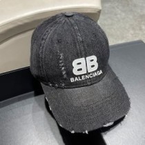 Balenciaga BB Logo Κλασσικός τζιν καπέλο μπέιζμπολ σε μαύρο χρώμα