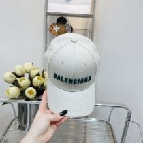 Κλασικό καπέλο μπέιζμπολ Balenciaga με λογότυπο σε μπεζ
