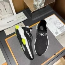 Balenciaga Speed Αθλητικά Για άνδρες και γυναίκες Logo Low Knit Μαύρο/Κίτρινο