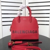Balenciaga Μικρή τσάντα Ville σε κόκκινο δέρμα μοσχαριού