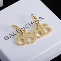 Balenciaga BB 2.0 függő fülbevaló arany színben