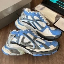 Balenciaga Runner Tornacipő Uniszex Nylon fehér/kék