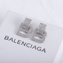 Balenciaga Kristályok Homokóra fülbevaló ezüst színben