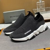 Balenciaga Speed Tornacipő uniszex kötött hálós fekete