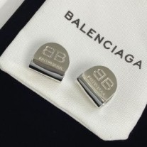 Balenciaga BB-letteroorbellen in zilver