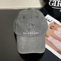 Balenciaga Single B baseballpet van katoen in grijs