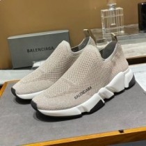 Balenciaga Speed Sportschoenen Unisex Gebreid Mesh Beige