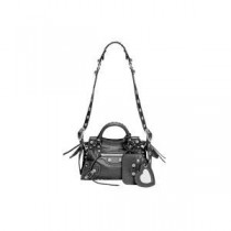Balenciaga XS Neo Cagole handtas in lamsleer zwart
