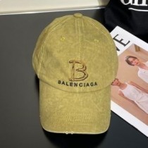 Balenciaga Single B baseballpet van katoen in kaki