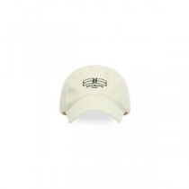 Balenciaga BB Paris icon cap katoen in wit