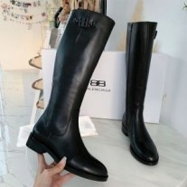Balenciaga BB Kne Støvletter Dame Kalveskinn Svart