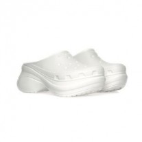 Balenciaga X Crocs Muldyr Dame Gummi Hvit