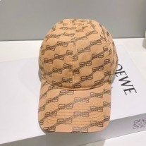 Balenciaga BB Monogram Baseball Lokk i Brun