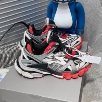 Balenciaga Track.2 Joggesko Unisex Mesh Grå/Rød