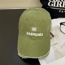 Balenciaga BB Logo Utskrift Baseball Lokk i Grønn