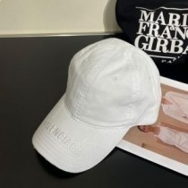 Balenciaga Logo Brodert Lokk Bomull i Helhvit