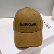 Balenciaga Logo Klassisk baseballcaps bomull i brun