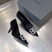 Balenciaga Kniv BB 80MM Høye hæler Dame Kalveskinn Svart