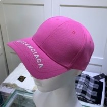 Balenciaga logo brodert lue bomull i rosa